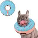 Supet Inflatable Dog Cone Collar for Large Medium Small Dogs, Soft Cone Collar for Dogs Cats, ECollar Doggie Neck Donut Dog Cone Alternative After Surgery
