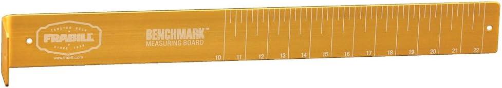Frabill 1551 Benchmark Measuring Board, 2.5-Inches Wide by 22-Inches Long, Gold-Anodized Aluminum Finish