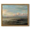 SHENIFY Vintage Framed Wall Art Coastal Sky Landscape Scenery Rustic Home Decor Retro Decorations for Farmhouse Hallway Bedroom Ready to Hang Wall Artwork - 8x10in Natural Framed