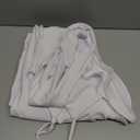 SxClub Jumpsuits for Women Formal Sexy Elegant Long Straight Pants Busineess Party Jumpsuit with Belt Pockets (Medium, White)