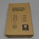 4-Pack Vintage Edison LED Bulbs, 60W Equivalent, 850LM 6W Edison Light Bulb Daylight White 5000K, ST58 LED Filament Bulb E26 Base, Non-Dimmable
