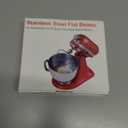 Stainless Steel Flat Beater for KitchenAid 4.5-5 Quart Tilt-Head Stand Mixers, 5 QT Mixer Paddles Stainless Steel Non Coated, Mixer Beater Attachment Dishwasher Safe