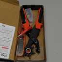 Revolving Punch Plier Kit, XOOL Leather Hole Punch Set for Belts, Watch Bands, Straps, Dog Collars, Saddles, Shoes, Fabric, DIY Home or Craft Projects, Heavy Duty Rotary Puncher, Multi Hole Sizes Make