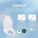TOTO WASHLET KS5 Electronic Bidet Toilet Seat with Instantaneous Water Heating, Self-Cleaning Wand and Heated Seat, Elongated, Cotton White - SW3216#01