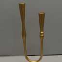 Cast Iron Candelabra, Antique Brass Metal Candlestick Holder, Elegant Wedding & Event Candle Stand, Vintage Decorative Candelabra for Home & Dining Room