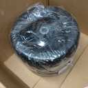 AR-PRO (2-Pack) 11x4.00-5 Flat-Free Tire and Wheel Assembly, 11x4-5 Solid Rib Tread Zero-Turn Mower Front Wheel, 3.4" Centered Hub, 3/4" & 5/8" Bushings