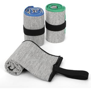 3 Pack Microfiber Gym Towel Fast Drying Men Women Workout Gear for Body Sweat Sports Exercise Fitness Tennis Running Riding Hiking Camping Yoga Jogging Fishing Working Out Towel