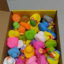 Rubber Ducks in Bulk,Assortment Duckies for Jeep Ducking Floater Duck Bath Toys Party Favors (50-Pack)