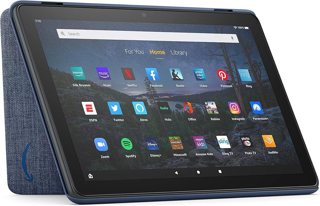 Amazon Fire HD 10 Tablet Cover (Only compatible with 11th generation tablet, 2021 release)  Denim