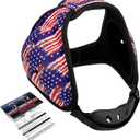 Trymaker Wrestling Headgear, Head Gear with Chin Cup, Sorf Ear Guard for Men, MMA, Jiu-Jitsu (for Users Aged 12+) (L (21 1/4" - 25 1/4"))
