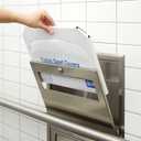 Juvale Toilet Seat Covers - 14 x 16 in, White, 1000 Pcs, 4 Packs of 250 - Disposable Flushable Paper Toilet Liners & Seat Covers for Bathroom & Travel