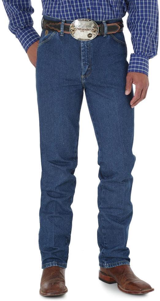Wrangler Men's George Strait Cowboy Cut Slim Fit Jeans (34W x 32L)
