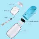 Cibaabo Dog Water Bottle with Food Container, Travel Puppy Water Bowl, Portable Pet Dispenser, Dog Gift Stuff Accessories Items, Puppy Essentials Necessities for Yorkie Cat Walking and Hiking