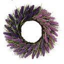 Ashland 22" Lavender Heather Wreath, Spring Floral for Crafting and Home Decor