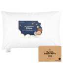 KeaBabies Toddler Pillow with Pillowcase, Jumbo 14X20 - Soft Organic Cotton Toddler Pillows for Sleeping - Machine Washable - Perfect for Travel, Toddler Bed Set (Soft White)
