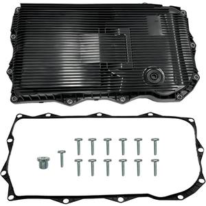 NITOYO 8-Speed Automatic Transmission Oil Pan with Gasket & Drain Plug Compatible with Ram 1500 2500 3500, Dodge Challenger Charger Durango, Jeep Grand Cherokee, Chrysler 300, Replaces 68225344AA