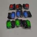 9 Pack Led Safety Light, Safety Light, High Visibility Strobe Running Lights Used for Bicycle, Walking Etc. Clip-On Running Lights Clip to Clothes Strap to Wrist, Bike Or Anywhere(Red/Blue/Green)