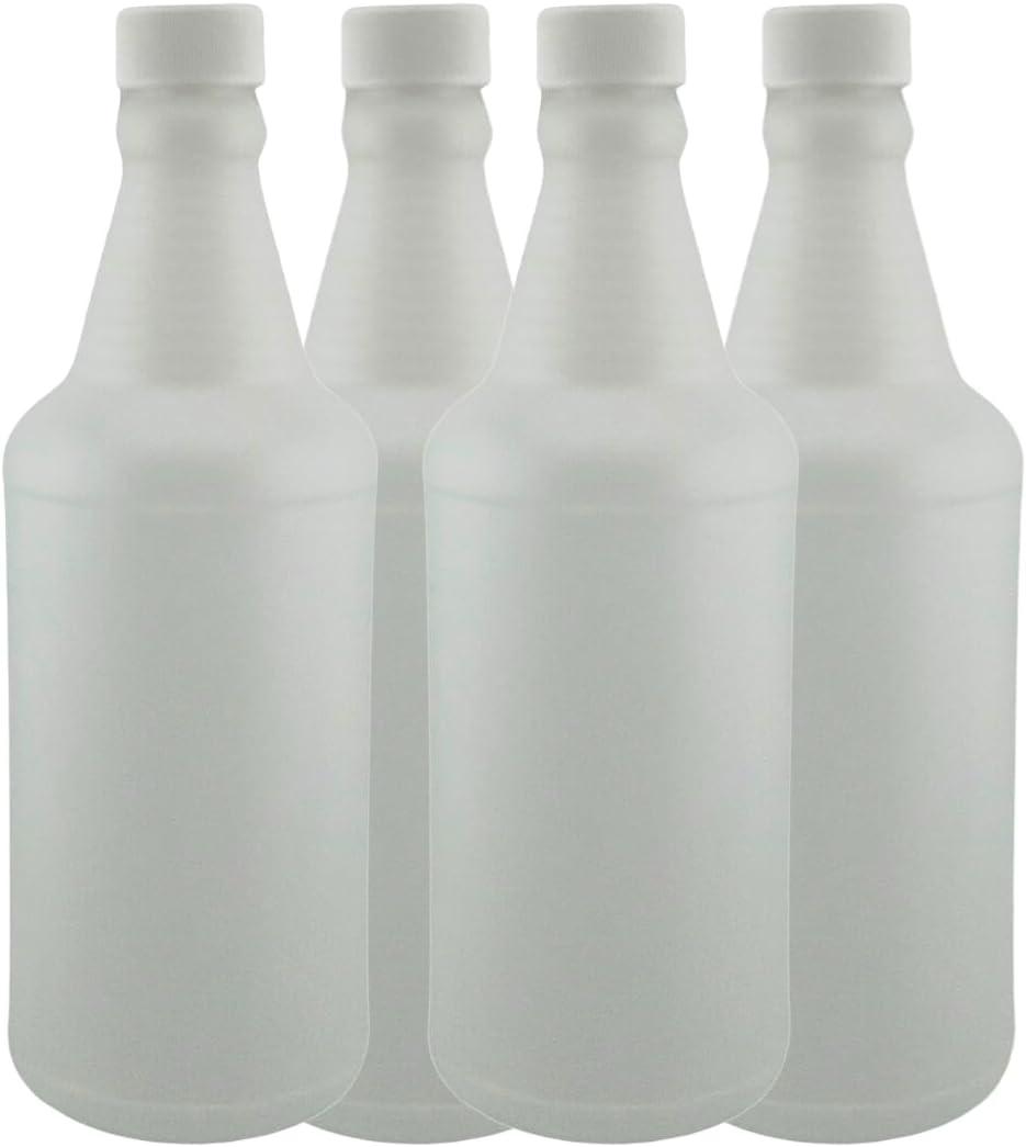 Quality Chemical Reusable 32 Oz Plastic Spray Bottle  BPA-Free, Leak-Resistant, Secure Screw-on Lid, Ergonomic Grip, BPA Free, HDPE Plastic, Stackable, Versatile Design for Storage (Pack of 4) Quality Chemical Reusable 32 Oz Plastic Spray Bottle  BPA-Free, Leak-Resistant, Secure Screw-on Lid, Ergonomic Grip, BPA Free, HDPE Plastic, Stackable, Versatile Design for Storage (Pack of 4)