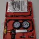 TU-21Cylinder Leak Down Tester Kit, Automotive Engine Compression Leakage Test Kit for Cars Trucks Motorcycles