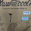 Pawccoli Dog Stroller for Large & Medium Dogs, 4 Wheels Pet Stroller for Large Dogs up to 120lbs, Extra Large Dog Stroller with Foldable Design, Sun Shades, Storage Pocket, Breathable Mesh, Large_Walk In