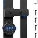 Barn Door Lock,180 Degree Flip Barn Door Locks and Gate Latches, Sliding/Bifold French Door Lock Latch for Gate Barn Garage Shed Window Cabinet Liquor 3-Digit Password Keyless,Black