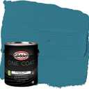Glidden Interior Paint + Primer: Teal/Aqua Interior Paint /Adventure, One Coat, Eggshell, 1 Gallon (128 Fl Oz (Pack of 1))