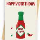 Funny Birthday Card for Boyfriend, Men, Husband, Women,Girlfriend, Happy Birthday Gifts Idea Decorations for Wife Fiance Him or Her Bestie