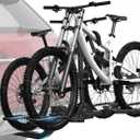 Bike Rack Hitch for Car, 160 lbs 2-Bike Racks for Tow Hitch for Car Truck SUV RV with 2 Inch Receiver, Flodable Bike Rack Hitch Mount Fits Up to 5 Inch Fat Tire
