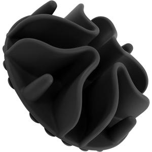 Jaoul Slow Feeder Dog Bowls Insert, Puzzle Slow Feeder Insert with 51 Octopus Suction Cups for Medium Large Size Dog Food Bowl Over 6.5" Wide (Black)