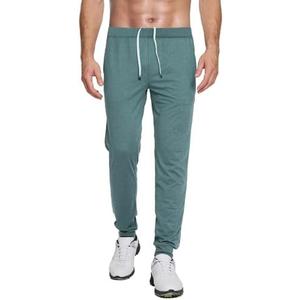 M MAELREG Mens Sweatpants with Zipper Pockets Moisture Wicking Workout Training Running Golf Athletic Track Pants Mens Jogger, 2XL