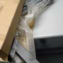 Heavy Duty Metal Desk Legs 29 Inch - Industrial Wrought Iron Table Base for Glass, Marble, Wood Table Tops - Desk Frame for Home Office, Kitchen Island, Writing & Computer Desk (Black)