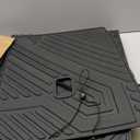 LASFIT Trunk Mat & Backrest Mats for Rivian R1S 2025 2024 2023 2022, All Weather TPE Custom Fit Cargo Liner for R1S Cargo Mat, Black, Easy to Clean