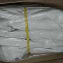 White Heavy Dut Waterproof Tarp 20' x 40', 10 Mil Thick, High Durability, Rip and Tear Resistant with Metal Grommets Every 20 Inches