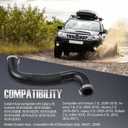 Dreyoo Molded Coolant Hose - Compatible with ACDelco/Gates, 24647L, 23460, Upper Radiator Hose Compatible with Subaru Forester 2.5L(2009-2018),Impreza 2.5L/2.0L(2008-2021), Included 2 Clips