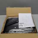 AODK Night Stand with Charging Station, End Table for Bedroom Tall Nightstand with Drawers, Small Nightstand for Bedroom, 4 Tier Storage Bedside Table, Vintage and Black