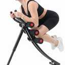 Fitlaya Fitness Core & Abdominal Trainers AB Workout Machine Home Gym Exercise Machine Ab Cruncher Foldable Fitness Equipment