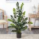Nearly Natural 4’ Zamioculcas Artificial Silk Plants, Green