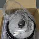 BLACK+DECKER Rice Cooker 6Cup (Cooked) with Steaming Basket, Removable NonStick Bowl, White