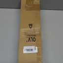 Gold Curtain Rods for Windows 48 to 84 Inch, Decorative Vintage Crystal 1'' Diameter Curtain Rod with Gold Foil Finials, Adjustable Heavy Duty Easy Install Drapery Pole Set for Farmhouse, Bedroom (36-88)