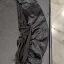 1pcs Long Satin Bonnets with Tie Band, Large Braid Bonnet Silky Hair Cap for Locs Women Sleeping, J (J - Black)