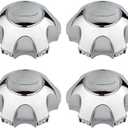 Chrome Wheel Center Cap Hubcap Cover Compatible with 2009 2010 2011 2012 2013 2014 f150 2011-2014 Expedition DL3Z-1130-C, 4PCS