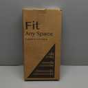 Bumusty 3-Tier Expandable Shoe Rack for Closet, 18-33 Adjustable Shoe Rack for Small Space, Small Shoe Organizer for Front Door, Sturdy Metal, Black