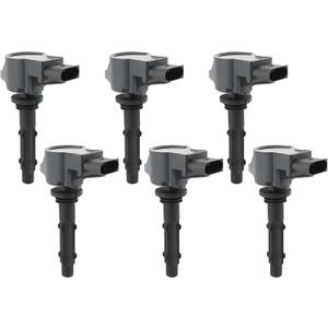 Set of 6 Ignition Coil Pack Compatible with Mercedes Benz E350 GLK350 ML350 ML450 R350 S400 C230 C280 C300 C350 CLK350 SLK280 SLK300 SLK350 V6 3.0L 3.5L Replace# UF535, UF585, C1691, 5C1748