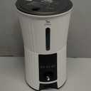 Petory Timed Automatic Cat Feeders - 4L Programable Dry Food Dispenser for Cats and Small Medium Dogs 6 Meals with Desiccant Bag Dual Power Supply 10S Voice Recorder (White)