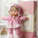 Vintage 80s Kids Doll Plush Toy, Soft Doll, Plush Doll, Baby Doll, Babydoll, Stuffed Toy