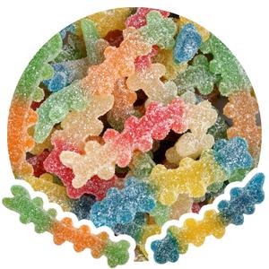 Halloween Sour Gummy Centipedes, 1 Pound Bulk Bag, Blue Raspberry Flavored, Trick-Or-Treat Party Bag Fillers, Halloween Gummies