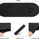 Jump Rope Mat 71"/63"x24" Larger Non-Slip Indoor Outdoor Exercise Fitness Mat, High-Density Workout Shock Absorption for Home Gym Flooring Concrete Jumping Rope