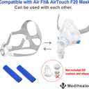 Replacement Frame Kit for Airfit F20, Include 1PCS Frame & 1PCS Headgear & 1Pair Clips & 2PCS Strap Covers(No Elbow), Great Value Supplies by Medihealer