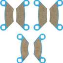 Ceramic Brake Pads Kit Front & Rear for Polaris Sportsman 450/400/500 HO, 570 EFI 2015-2021, Hawkeye 325 2x4 2015 Replacement for 2202412 2204088 (blue)