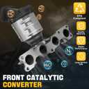 674-071 Front Catalytic Converter Compatible With Kia Sorento 2013 2014 2015 Hyundai Santa Fe Sport 2013 2014 2015 2016 Replace#285102G445 52775